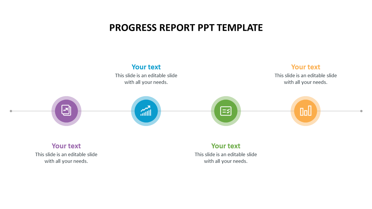 Progress Report PPT Template PowerPoint Presentation Slides